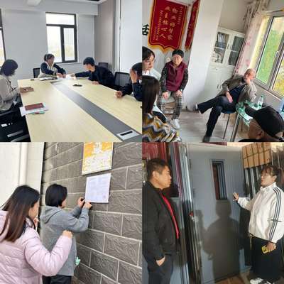 邻距离之暖心服务 小区单元门“换新装”，居民安居又安心